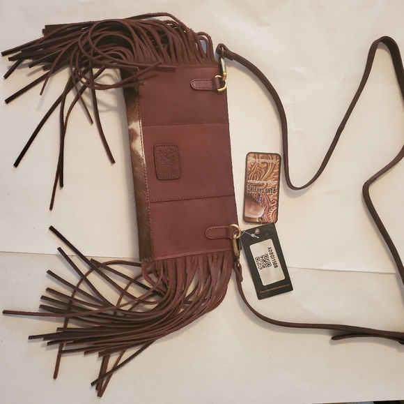 American Darling Adbgi150B Hide On clutch crossbod - Picture 3 of 10